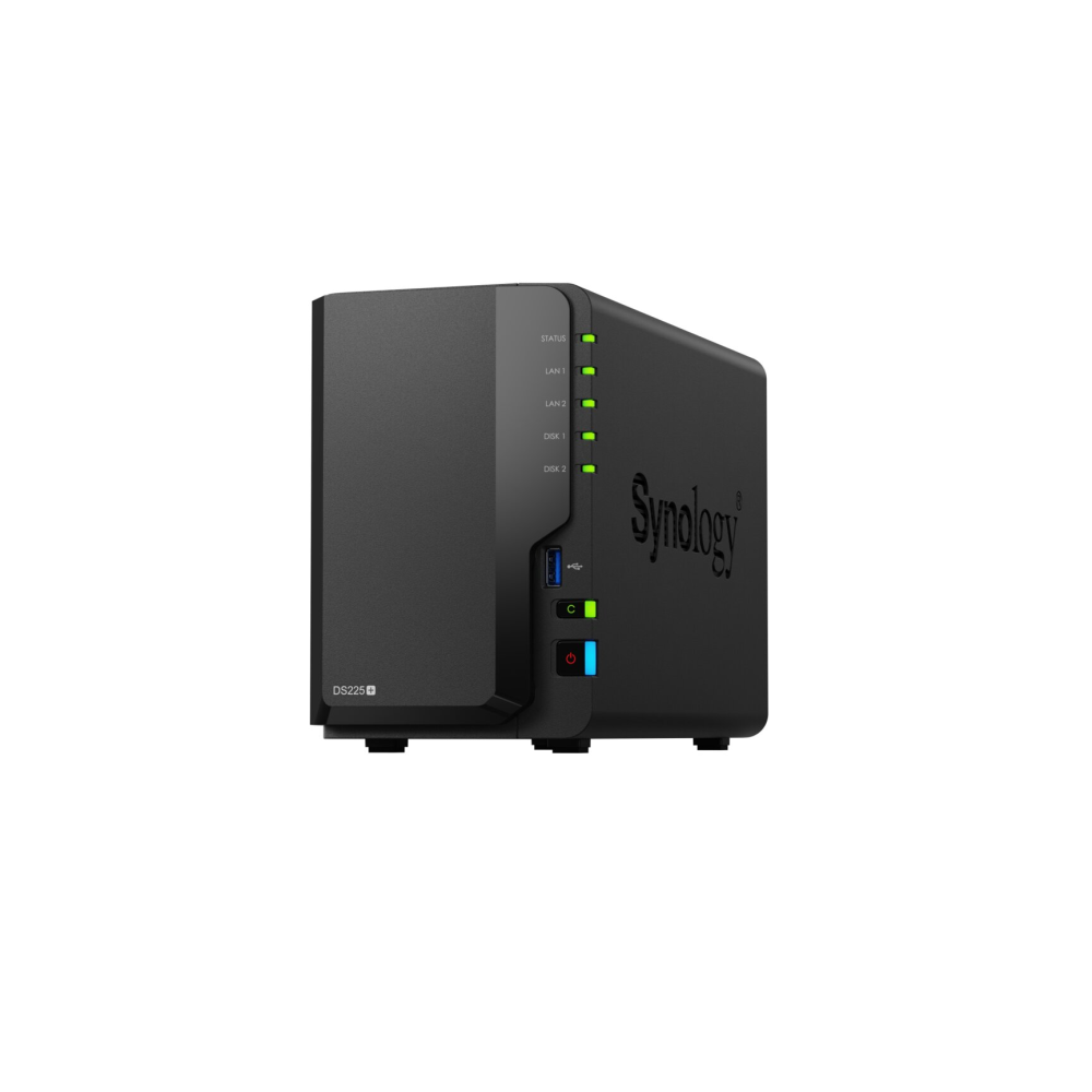 Synology DS225+ NAS 2 Baies Intel Celeron J4125 2Go DDR4 2.5GbE
