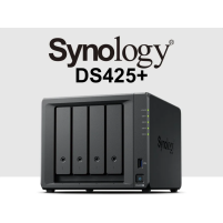 Serveur NAS Synology DS425+ 4 Baies Intel Celeron 2.0GHz 2Go DDR4 2.5GbE