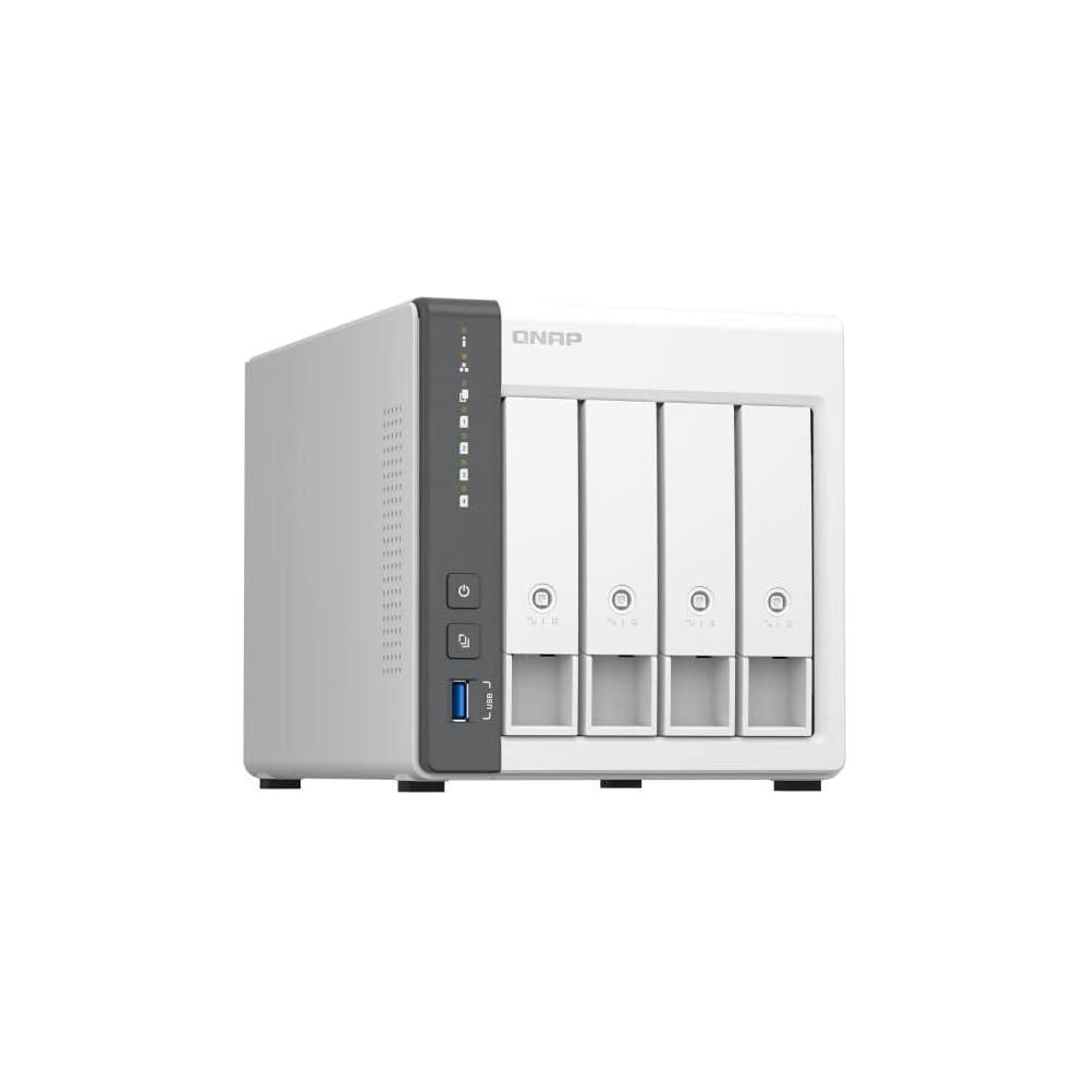 NAS QNAP TS-433-4G 4 Baies ARM Cortex-A55 2GHz 4Go DDR4 2.5GbE