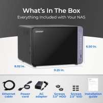 QNAP TS-632X-4G NAS 6 Baies 10GbE | Serveur de Stockage Professionnel